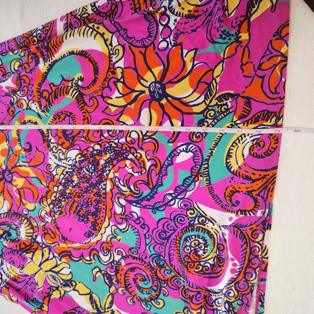 Lilly Pulitzer Womens Maxi Dress XS Multicolor Abstract Print Sleeveless Resort - Picture 9 of 10